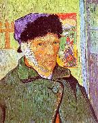 Vincent Van Gogh Self Portrait With Bandaged Ear oil on canvas
